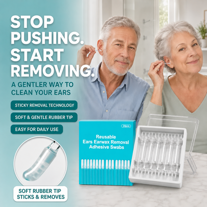 🥳 2026 HOT SALE 🥳 💞 50K+ SOLD! 🌿 50% OFF! Reusable Earwax Remover – Soft, Gentle & Mess-Free. Easy to Use, Perfect for Seniors. 💚