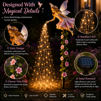🔥🧚‍♀️Fairy Sprinkling Magic Dust Garden Light🌸