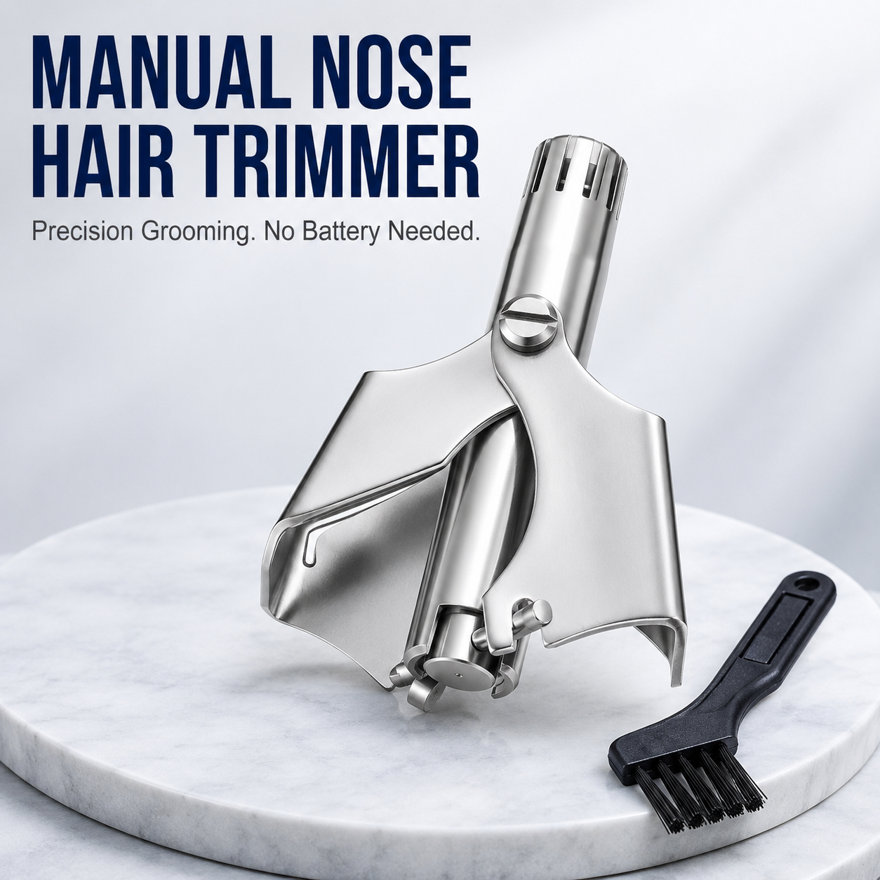 ✂️ Manual Nose Hair Trimmer – Precision Grooming. No Battery Needed.