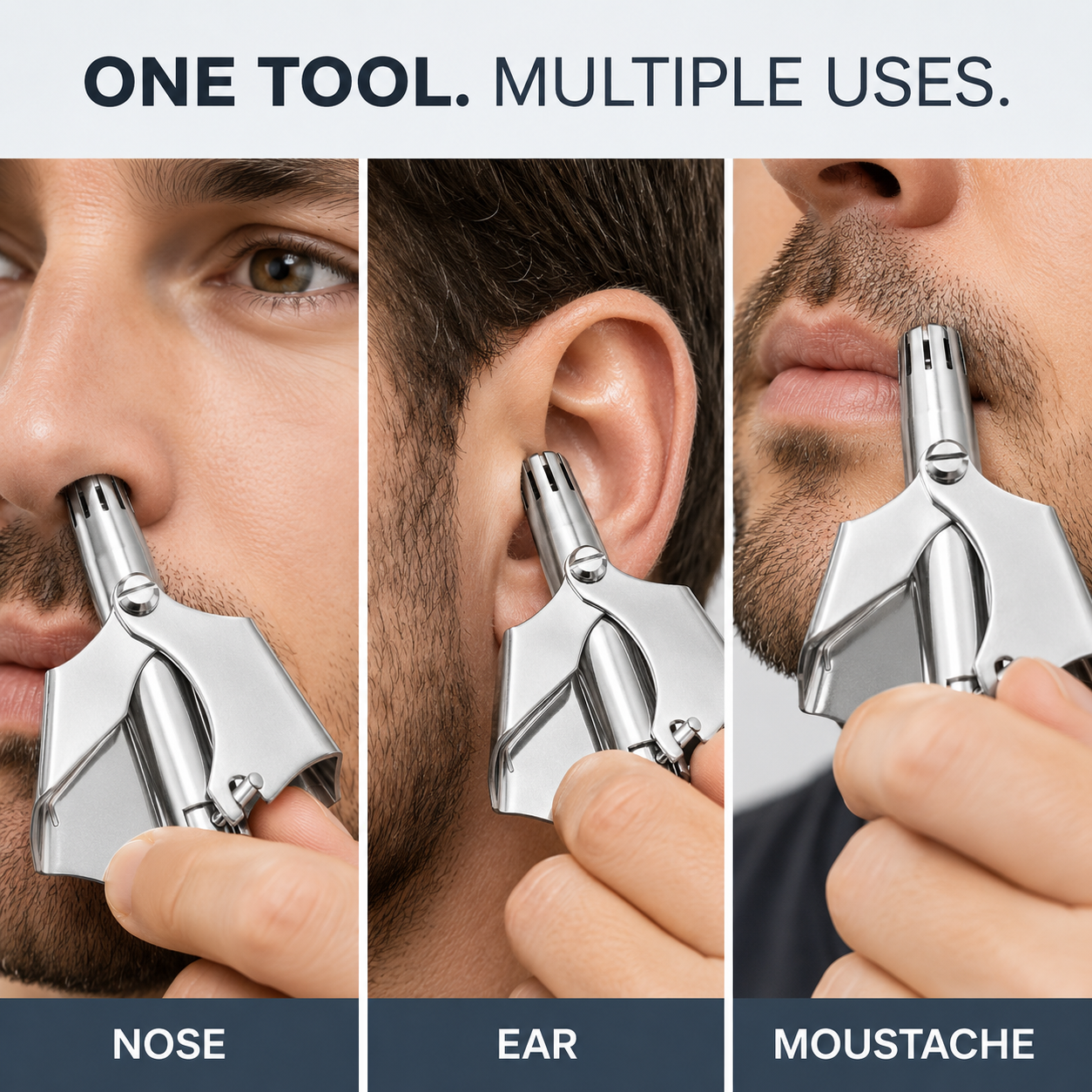 ✂️ Manual Nose Hair Trimmer – Precision Grooming. No Battery Needed.