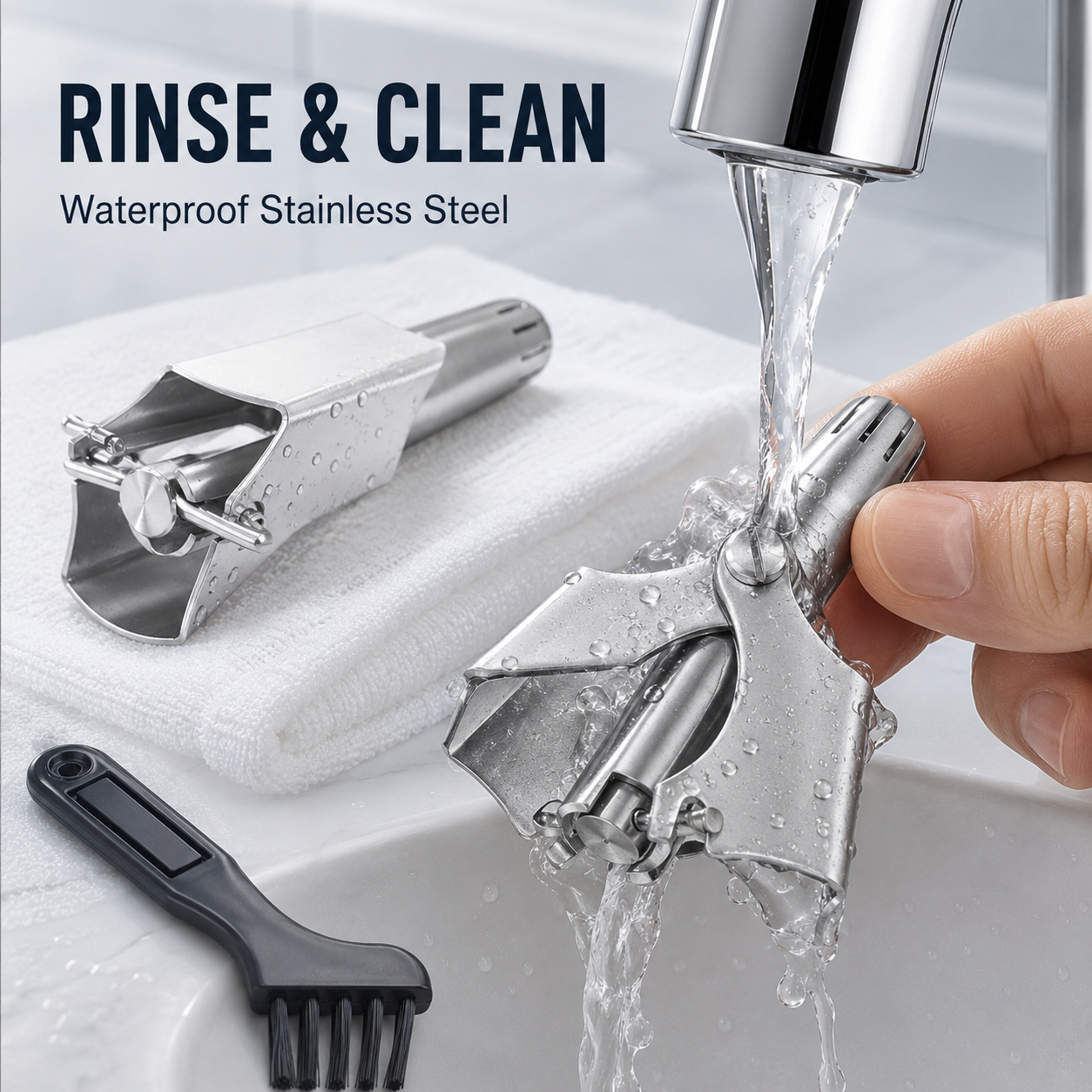 ✂️ Manual Nose Hair Trimmer – Precision Grooming. No Battery Needed.