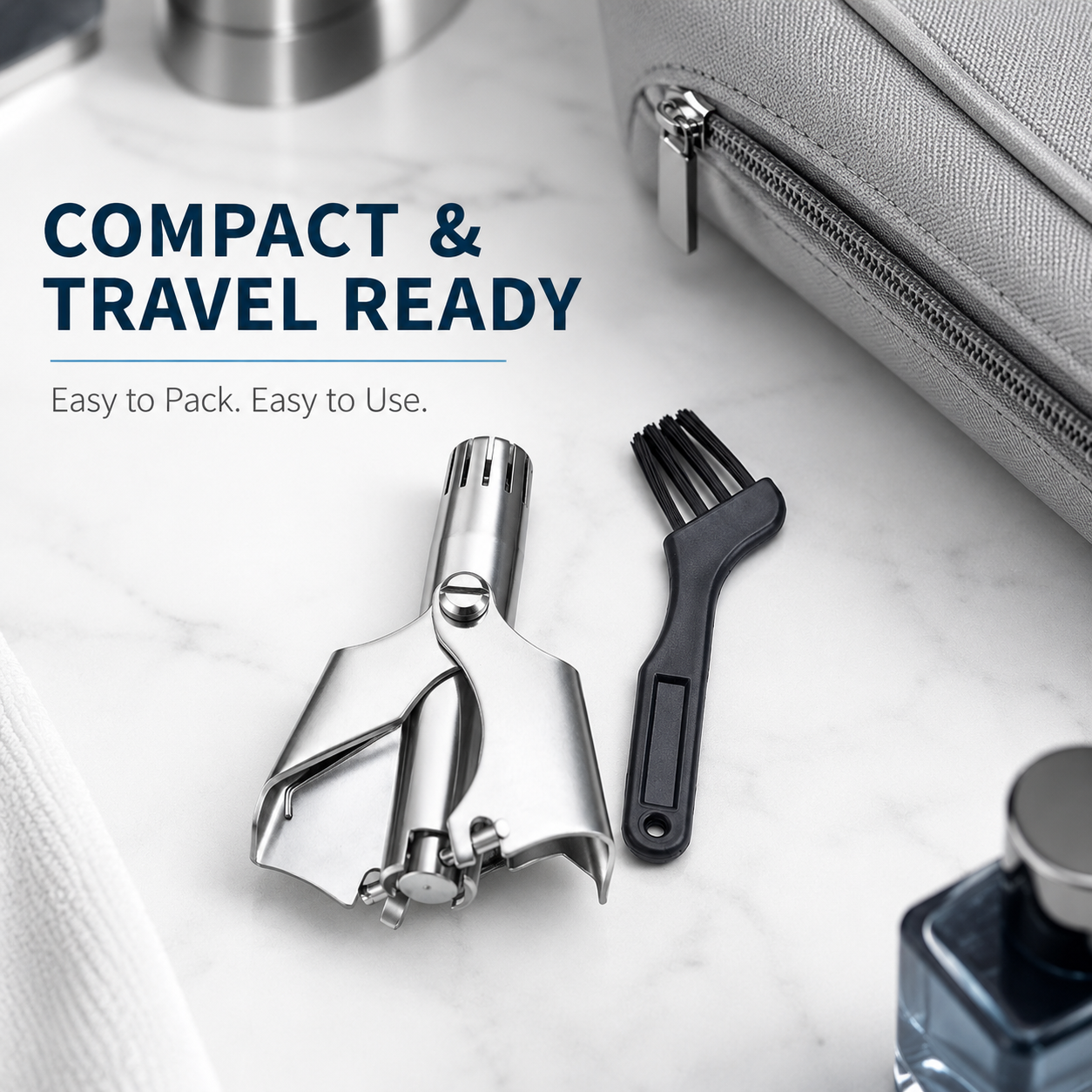 ✂️ Manual Nose Hair Trimmer – Precision Grooming. No Battery Needed.