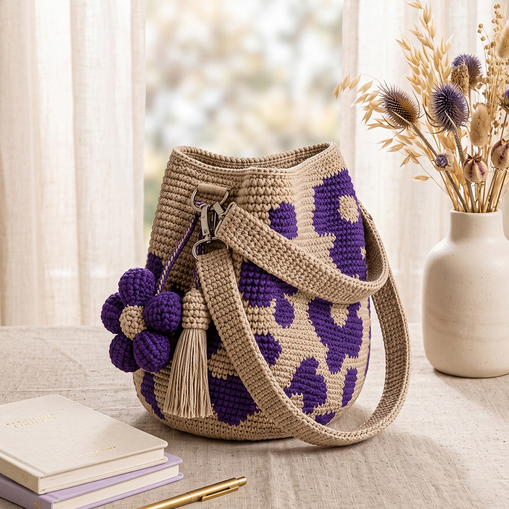 Handwoven Flower Bucket Bag🔥