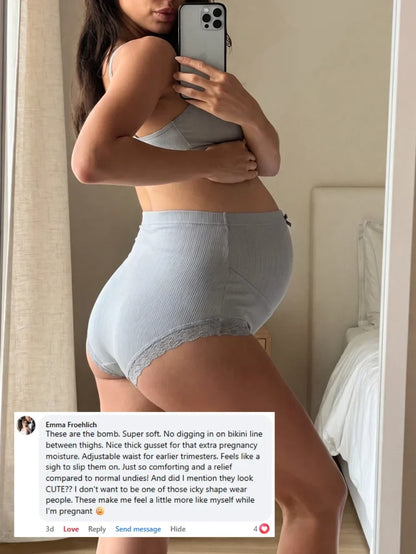 Ultra-Soft Maternity Support Panties