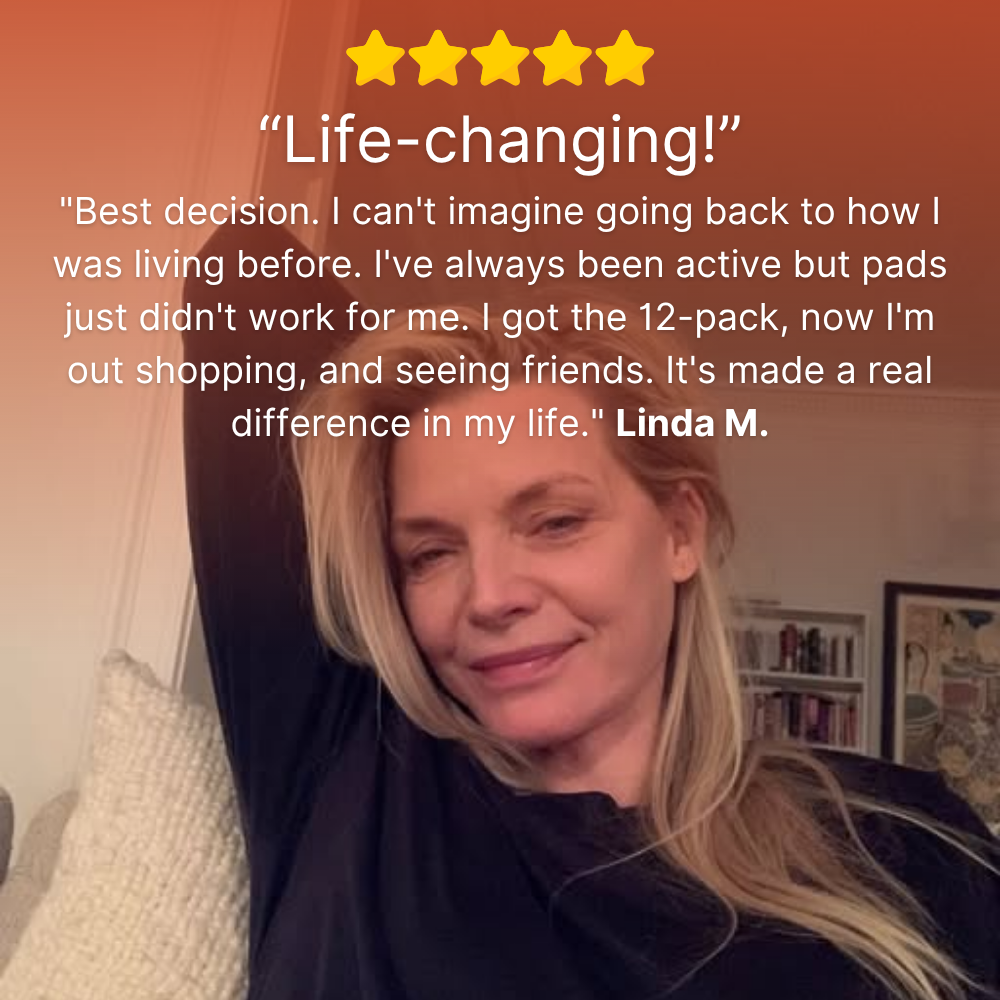 Tkhotpick 100% Leak-Proof Underwear That Won't Let You Down for Women 60+ (4-Pack)