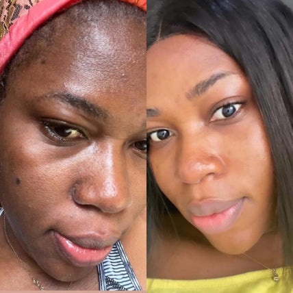 Customer before and after