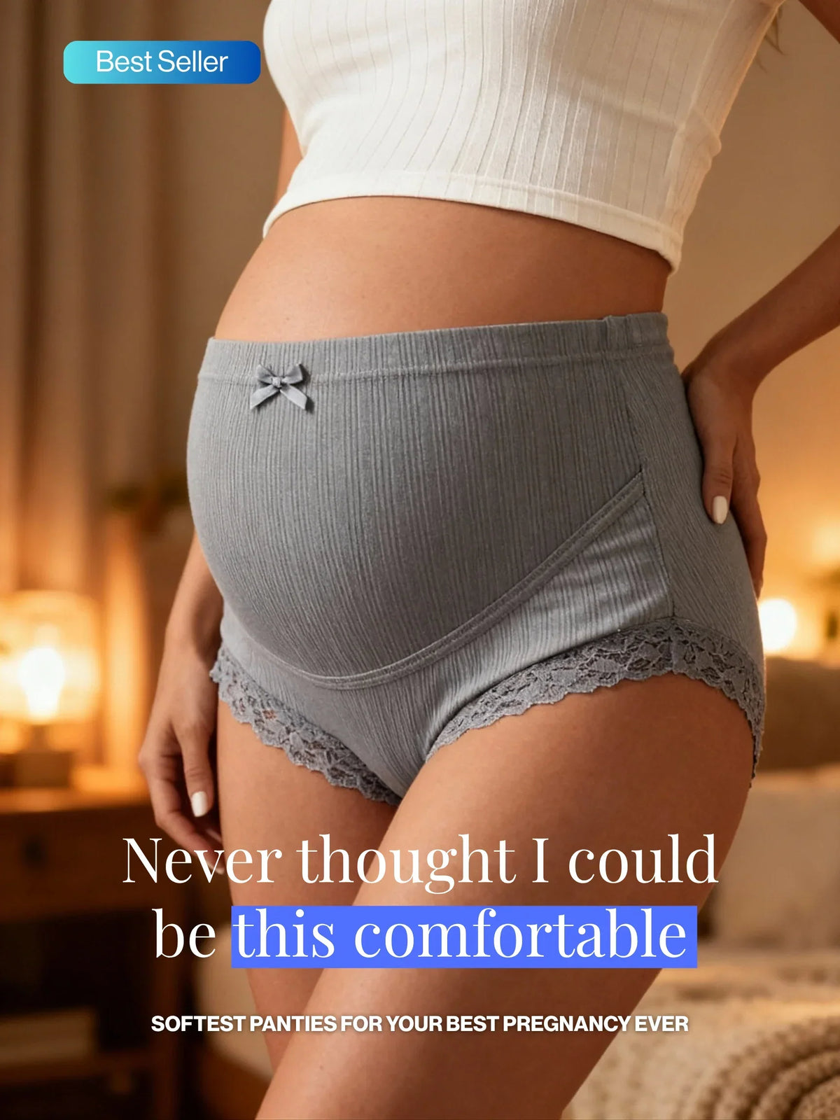 Ultra-Soft Maternity Support Panties