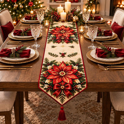 ✨ DIY Christmas Diamond Painting Table Runner Kit