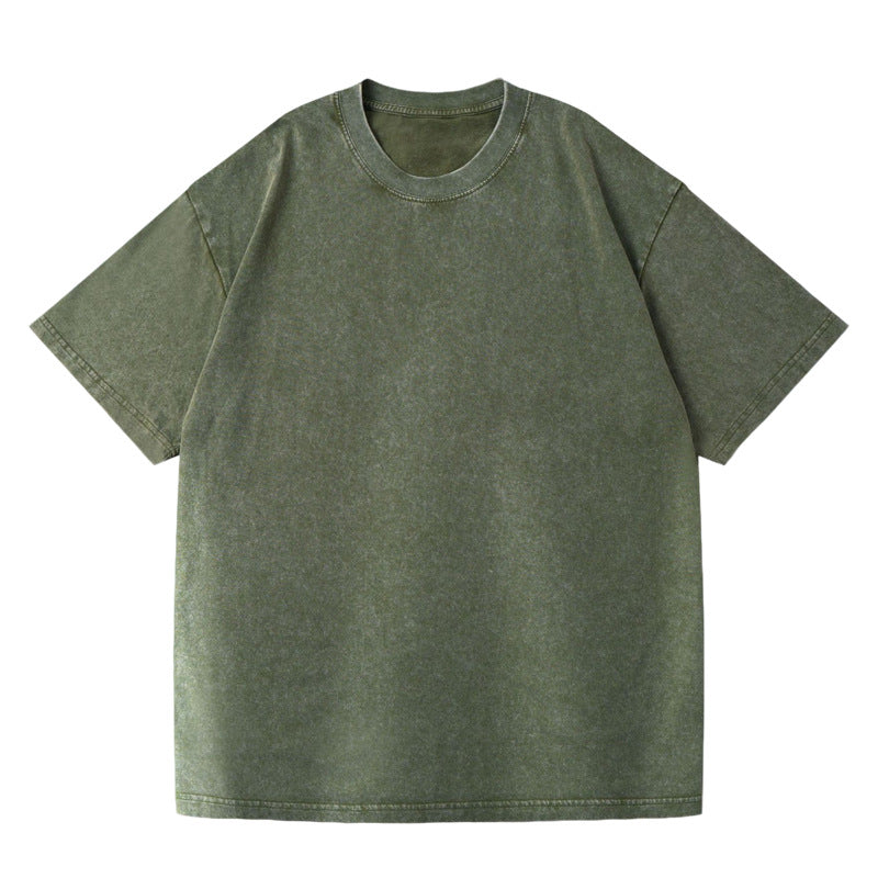 Vintage Washed Cotton Oversized T-Shirt – Unisex