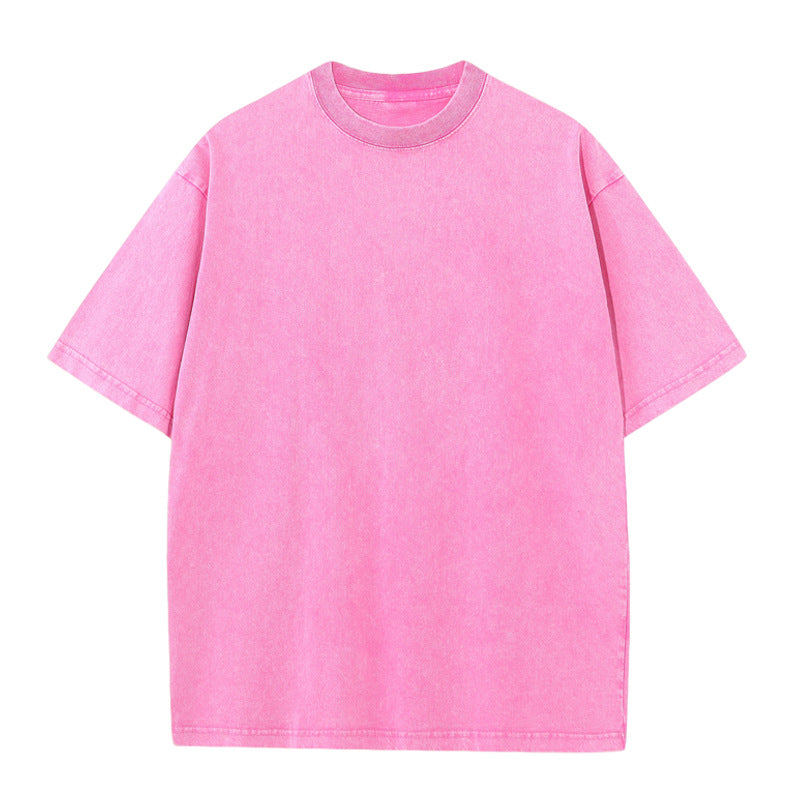 Vintage Washed Cotton Oversized T-Shirt – Unisex