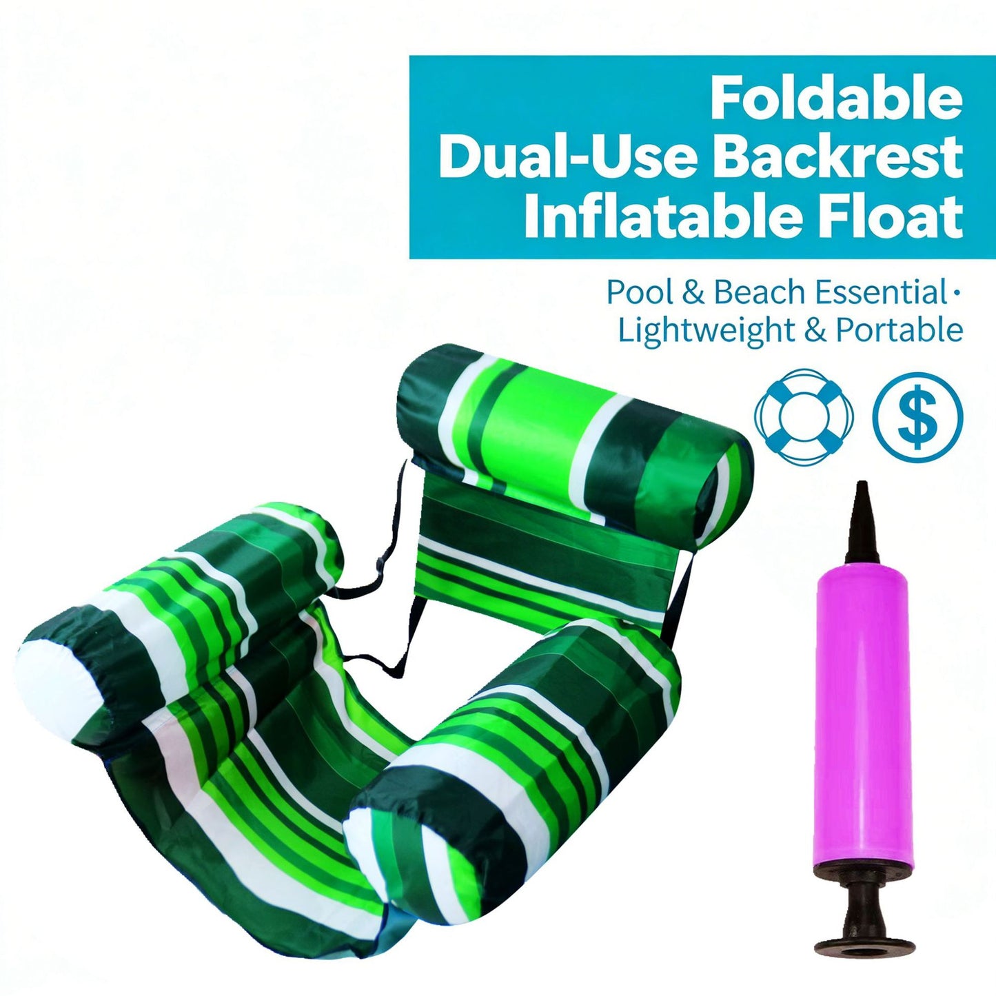 Inflatable Pool Floats Adult,Floating Lounge Chairs