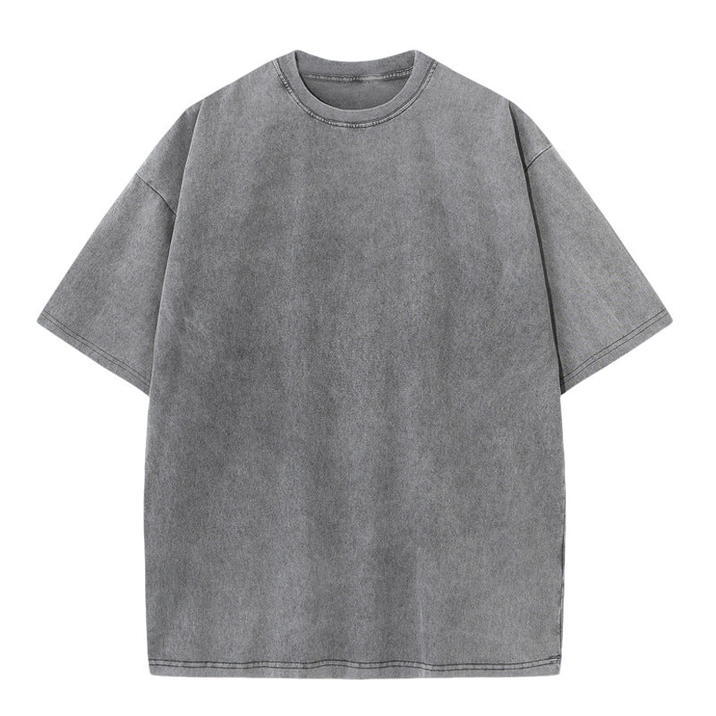 Vintage Washed Cotton Oversized T-Shirt – Unisex