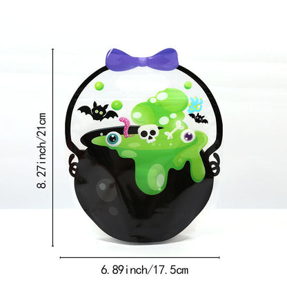 Halloween Goodie Bags Plastic Candy Gift Bags with Handle