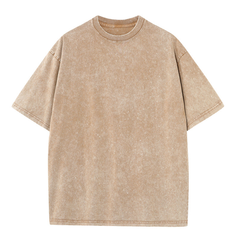 Vintage Washed Cotton Oversized T-Shirt – Unisex