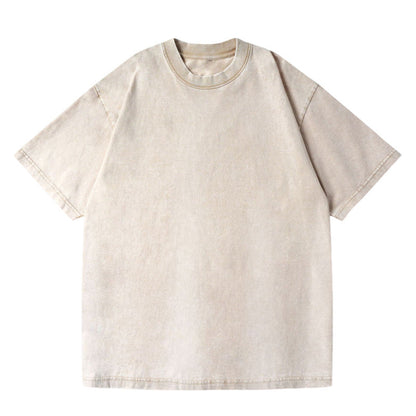 Vintage Washed Cotton Oversized T-Shirt – Unisex