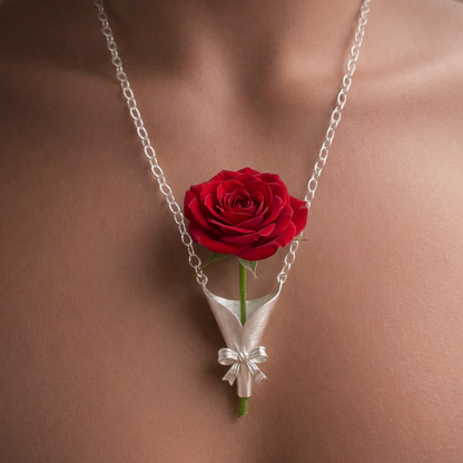 Tkhotpick Flower Necklace
