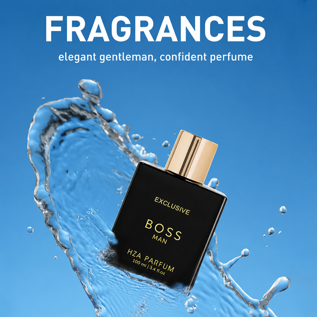 Gentlemen’s Fragrance Set with BOSS MAN Perfume & K.I.N.G. MAN Aroma.