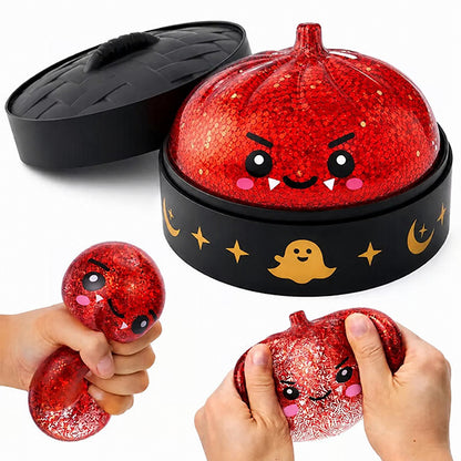 🎃👻Halloween Dumpling Stress Relief Toys with Steamer Storage Boxes