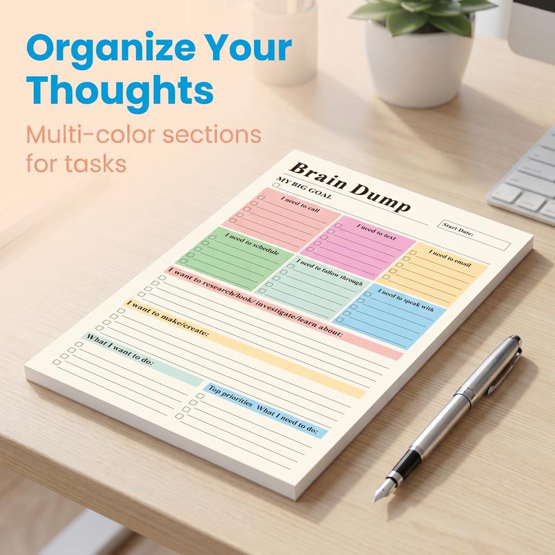 ADHD Brain Dump Planner Pad