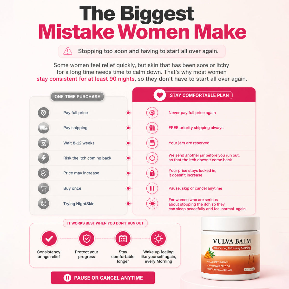 Tkhotpick Relief Balm — Night-Time Care for Itching, Burning & Dryness