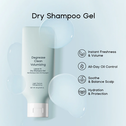 Leave-in Light Hair Dry Shampoo Gel