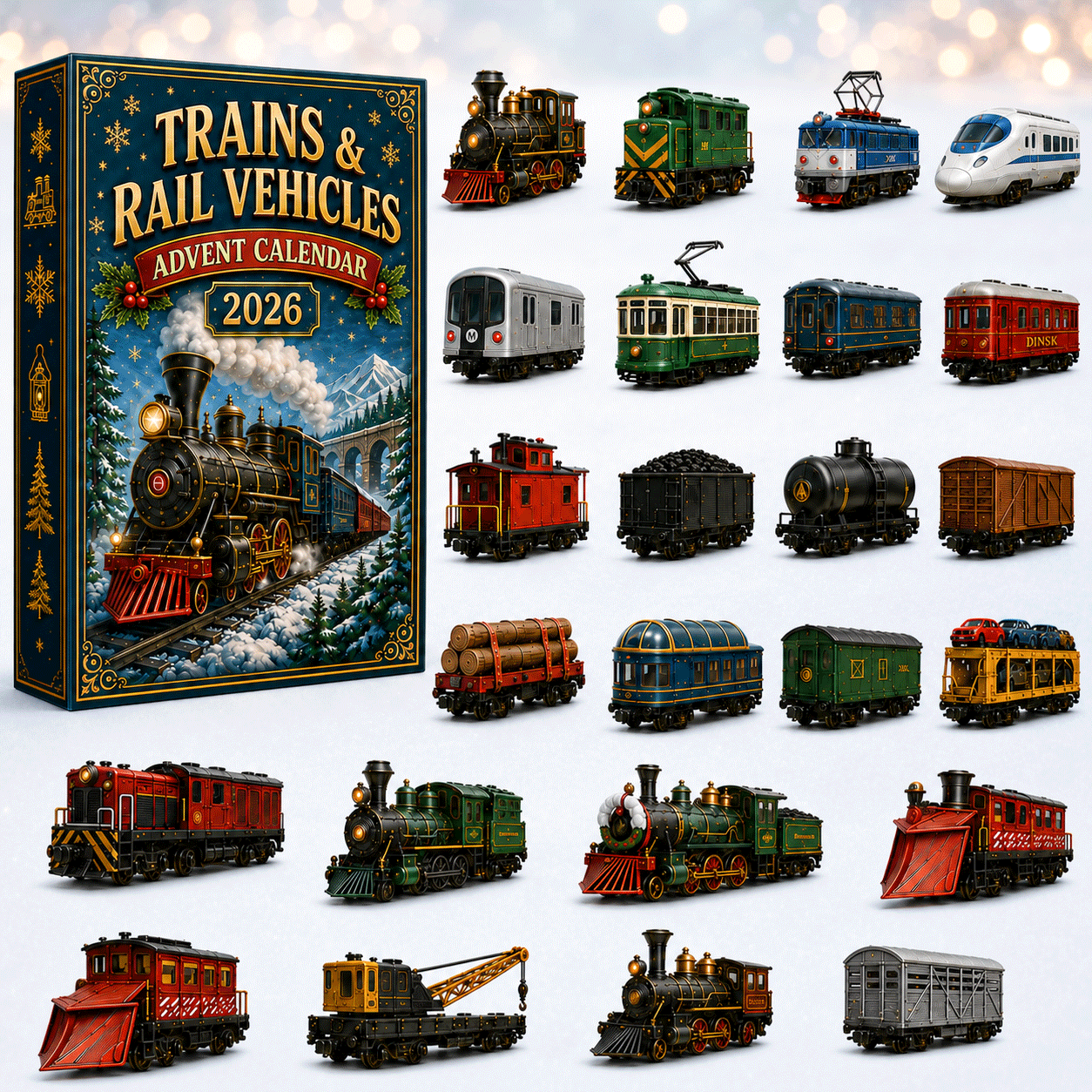 🚂Trains & Rail Vehicles Advent Calendar 2026