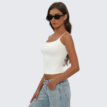 Women's Square Neck Cami Top - Chic & Versatile