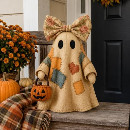🔥Last Day 50% OFF🔥🔥Lighted Vintage Patchwork Ghost