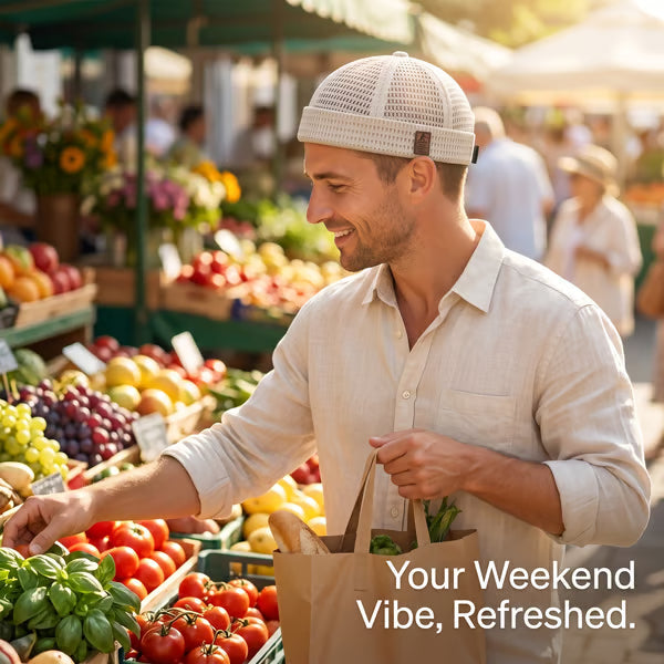 Lightweight Breathable Mesh Brimless Cap