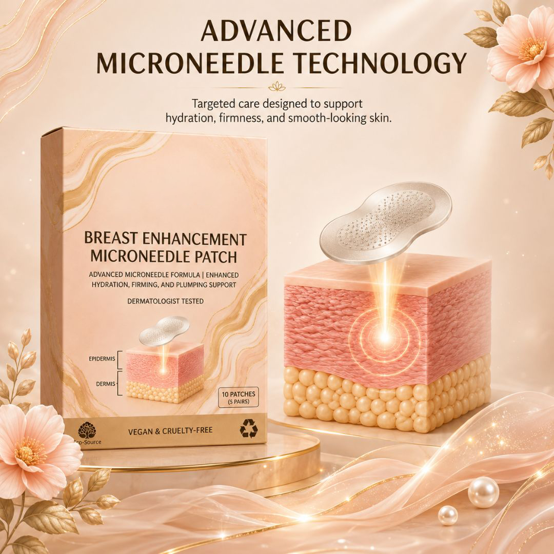 breast enhance mentmicroneedle patch