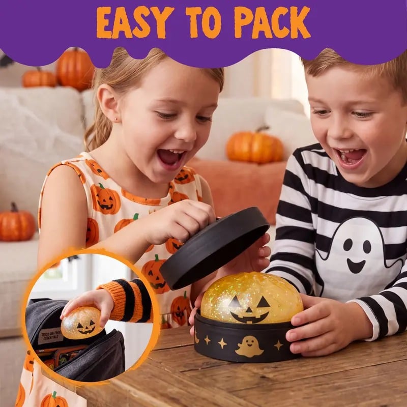 🎃👻Halloween Dumpling Stress Relief Toys with Steamer Storage Boxes