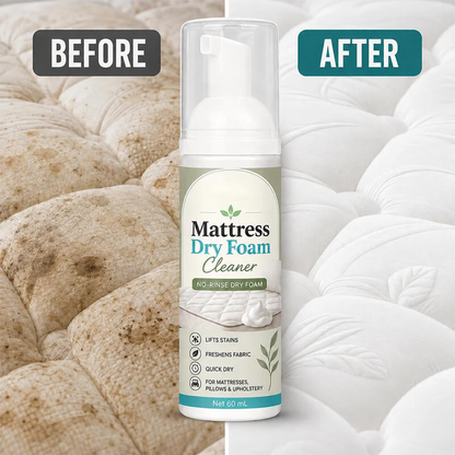🔥 No-Rinse Mattress & Upholstery Foam Cleaner – Enzyme-Powered Deep Cleaning Formula🛏️🧽