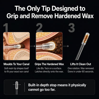 🥳 2026 HOT SALE 🥳 💞 50K+ SOLD! 🌿 50% OFF! Reusable Earwax Remover – Soft, Gentle & Mess-Free. Easy to Use, Perfect for Seniors. 💚