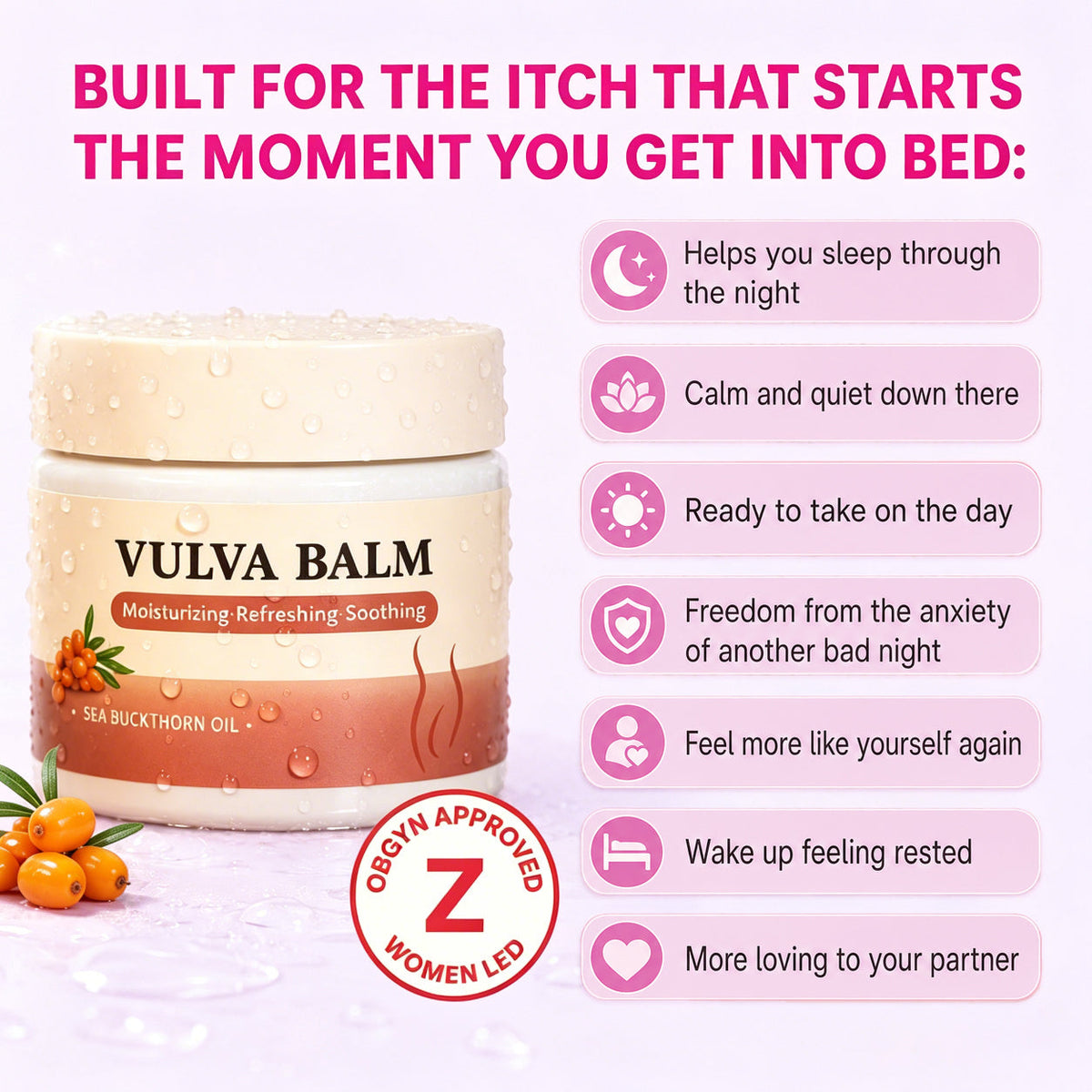Tkhotpick Relief Balm — Night-Time Care for Itching, Burning & Dryness