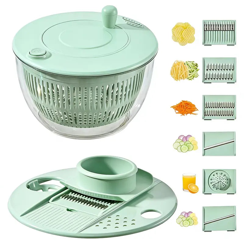Large Capacity Multi-Function Salad Spinner