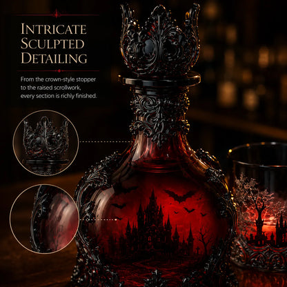 🔥Last Day 49% OFF - 🦇🍺Gothic Vampire Castle Whisky Decanter & Tumbler(📦Buy 3 Free Shipping)
