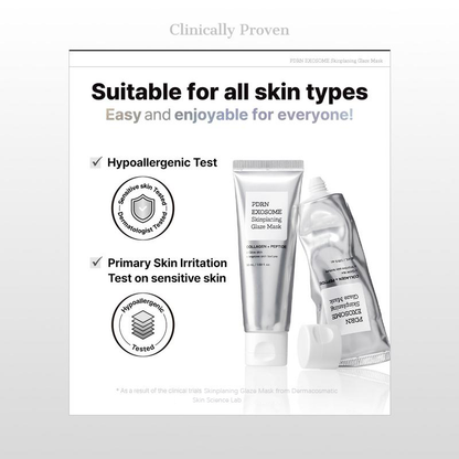PDRN-Exosome Skinplaning Glaze Mask  with Silicone Brush