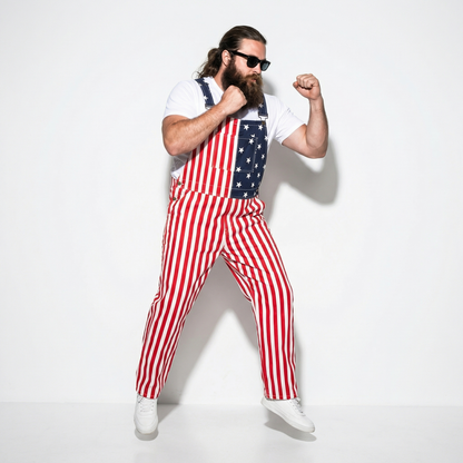 American Flag Overalls