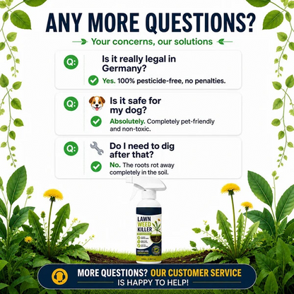 Easy and stress-free weeding in the garden] Herbicide for domestic use