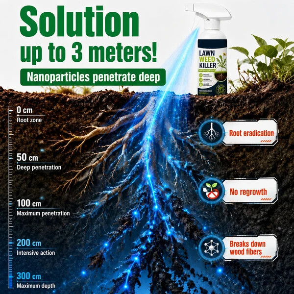 Easy and stress-free weeding in the garden] Herbicide for domestic use
