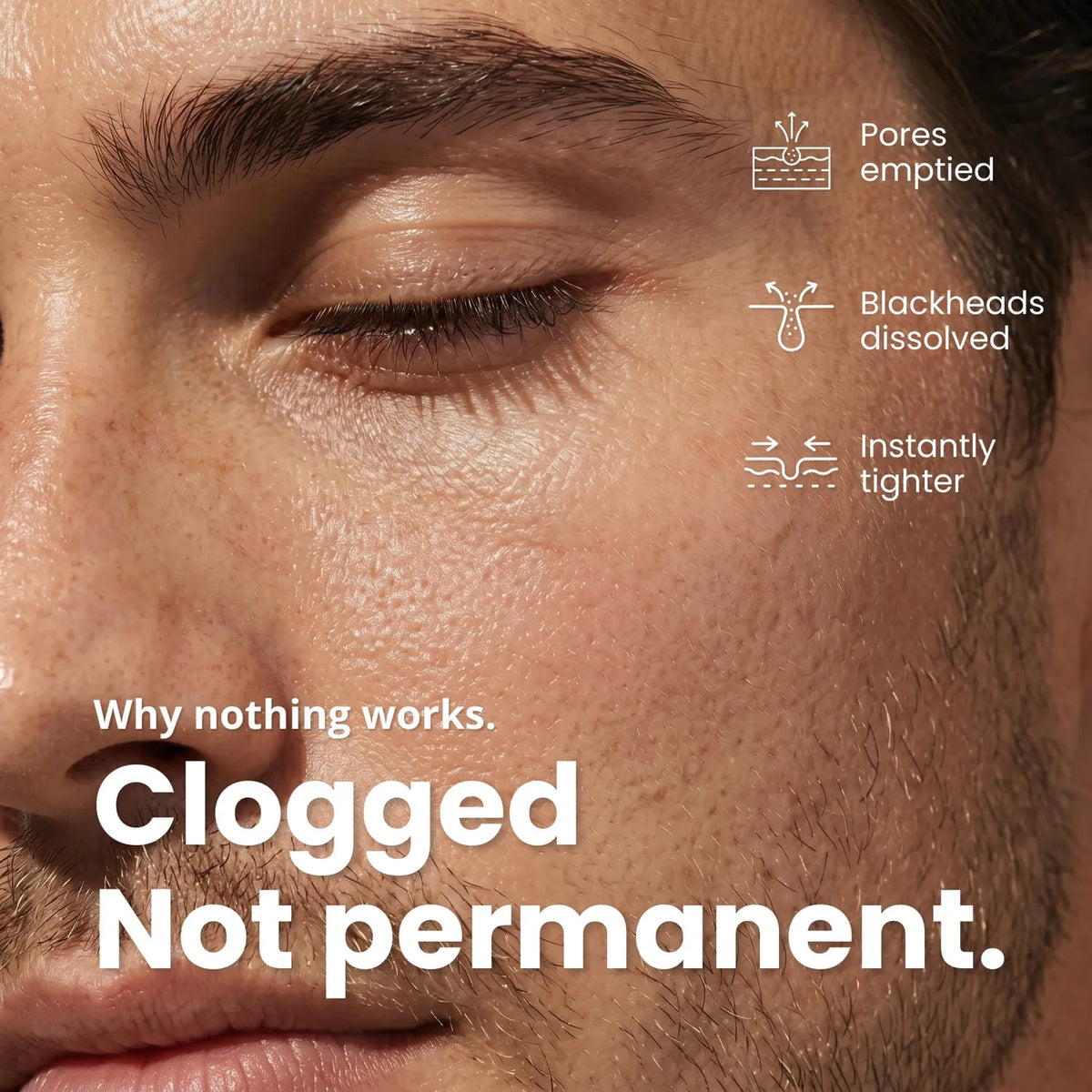 Men's pore care