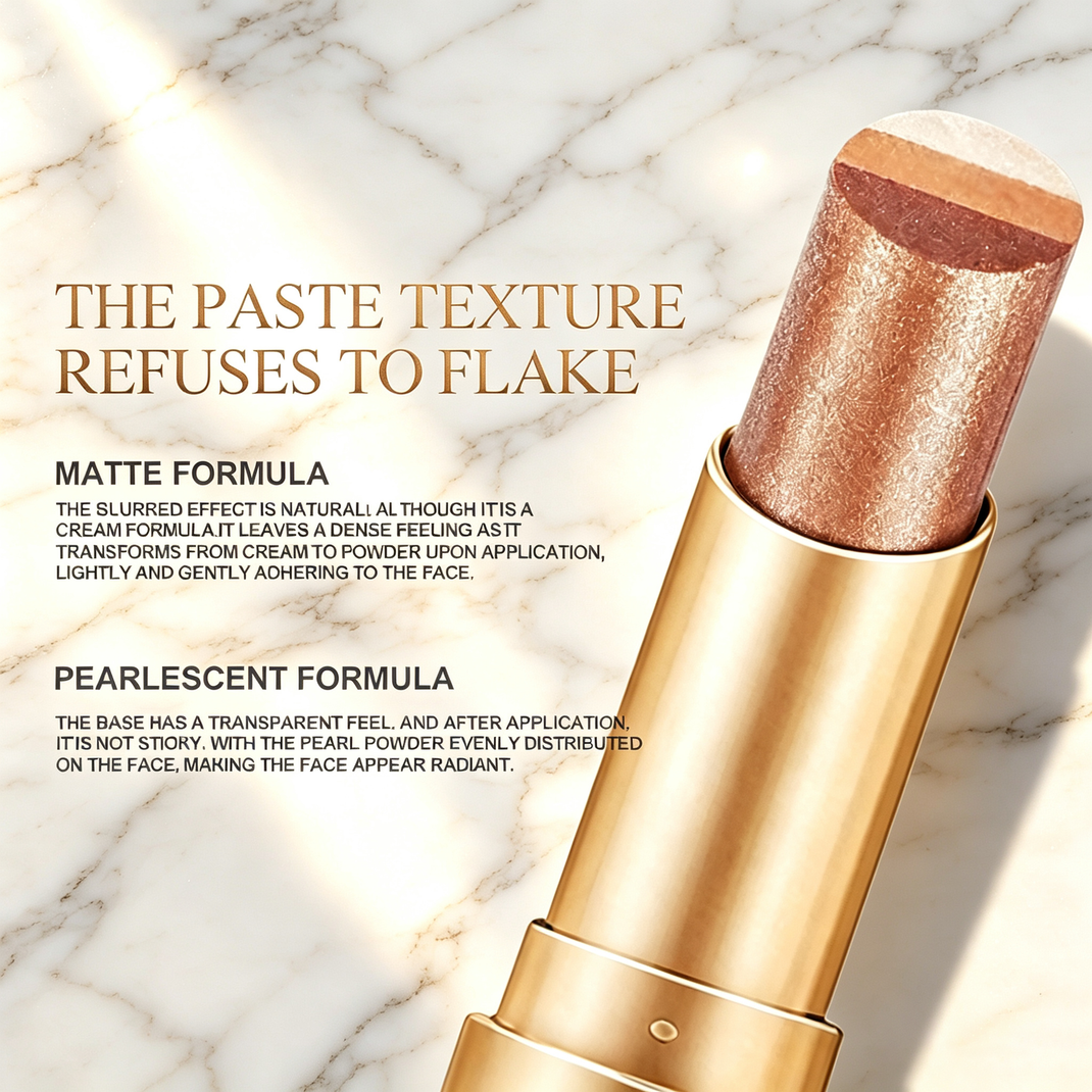 Creamy shimmer eyeshadow stick
