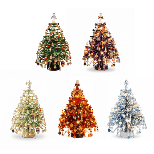 DIY Beaded Christmas Tree Ornament Craft Kit