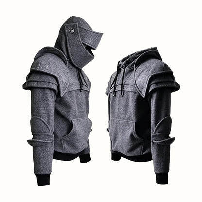 🛡️ Knight Cosplay Hoodie – Medieval Fantasy Streetwear Pullover!