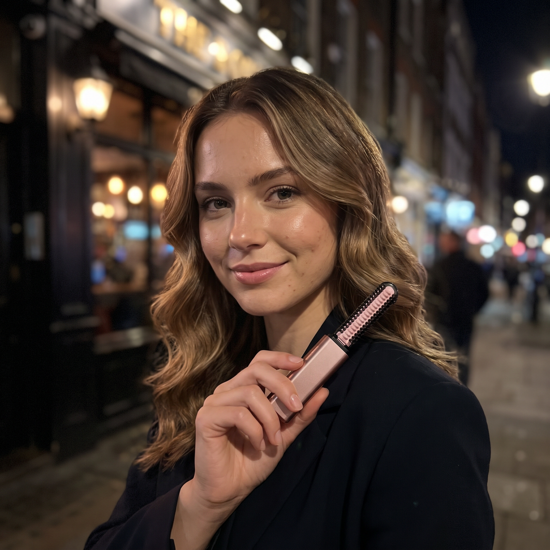Compact cordless pocket curling tool