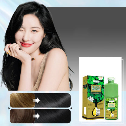 💞Black Friday Sale 50% OFF!!💇‍♀️💈Long-Lasting Plant-Based Bubble Mousse Hair Dye Shampoo, Gentle At-Home Gray Hair Coverage🛡️👍