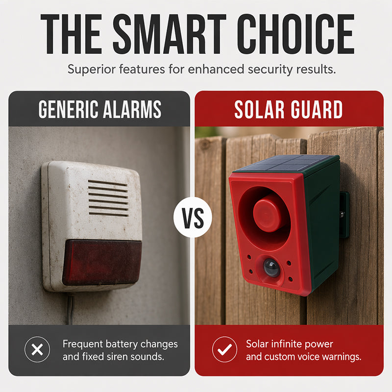☀️ LIMITED‑TIME 50% OFF! ⚡ Solar Security Light with Motion Alarm – Waterproof, Loud Alert, Solar‑Powered ✨