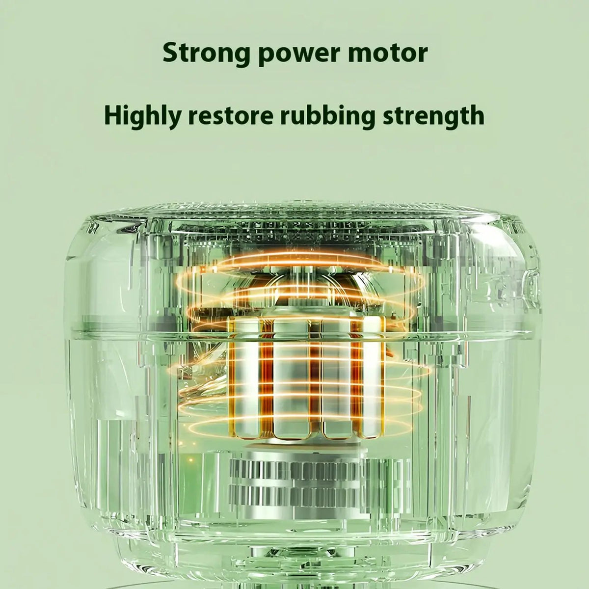 🔥Rechargeable Motorized Electric Shower Back Scrubber - Green
