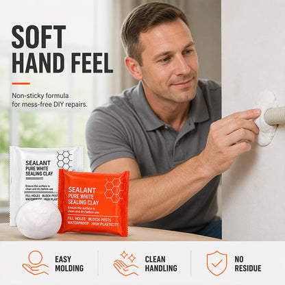 🧱 Waterproof Wall Hole Sealing Clay for Air Conditioner Pipes — 10-Pack Moldable Sealant Putty for Pipe Gaps & Wall Holes