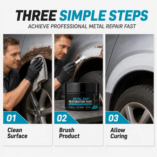 🥳2026 HOT SALE🥳💞50K+ SOLD!🔧🏠 Metal Rust Protection Black Repair Paste – Restores rusty gates, railings & tools. Forms protective coating – no need to replace! 🛡️✨
